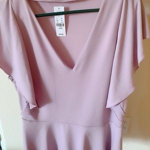 NWT Lilac peplum blouse from NY&C